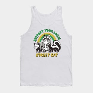 raccoon cat Tank Top